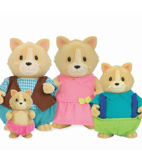 Li'l Woodzeez Cat Family