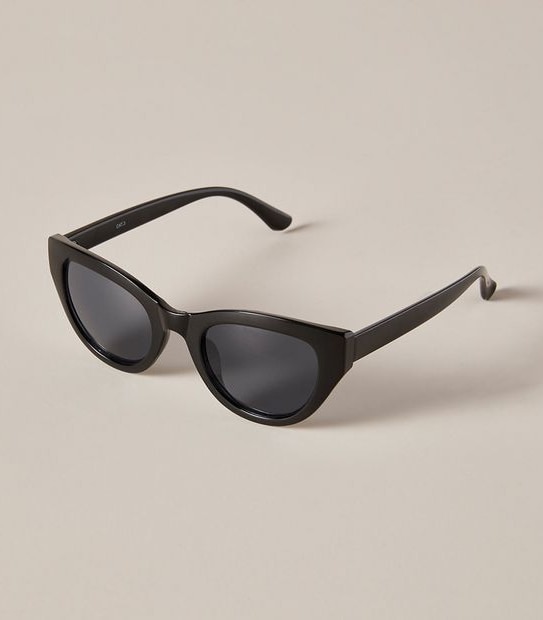 Womens Cat Eye Sunglasses - Black