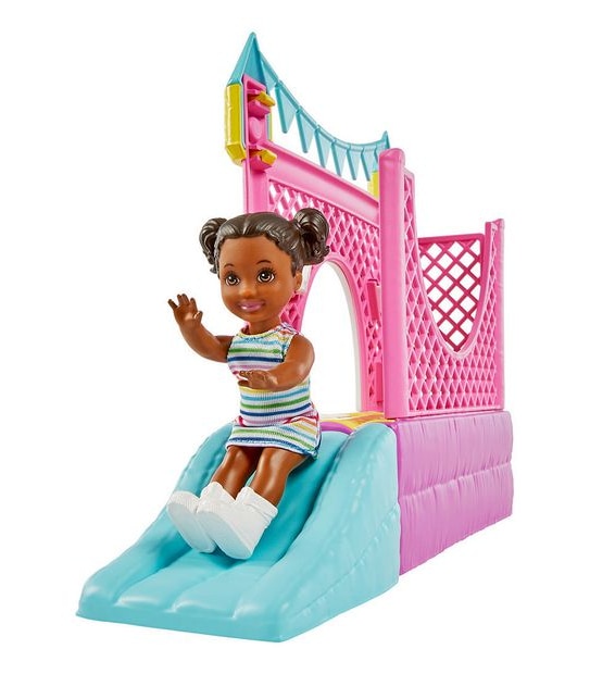 Barbie Skipper Babysitters Inc. Bounce House Playset with Dolls & Accessories