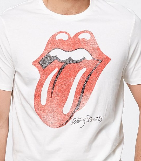 Rolling Stones Licensed Print T-Shirt