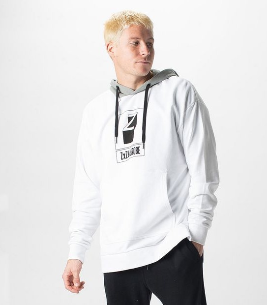 ZxZanerobe Contrast Hoodie - White