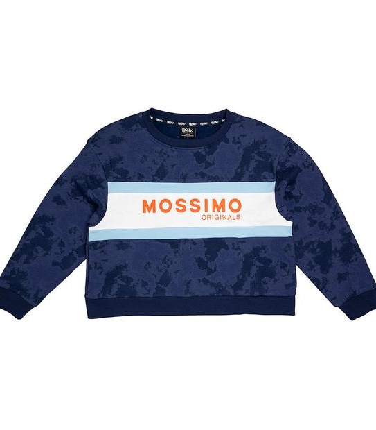 Mossimo Crew Jumper - Navy Blue Tie Dye
