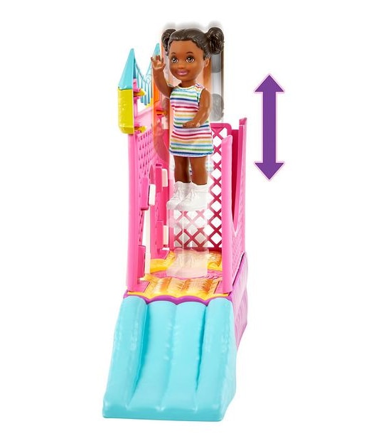 Barbie Skipper Babysitters Inc. Bounce House Playset with Dolls & Accessories