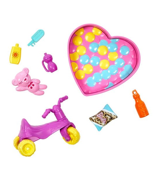 Barbie Skipper Babysitters Inc. Bounce House Playset with Dolls & Accessories