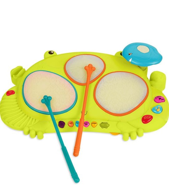 B. toys Frog Drum Set