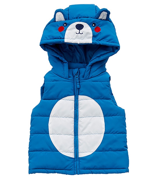 Claude Bear Puffer Vest