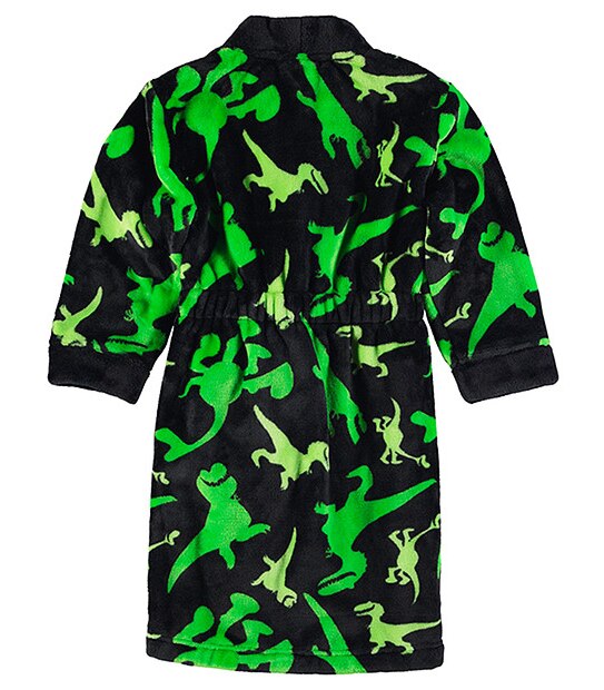 The Good Dinosuar Fleece Dressing Gown 2 of 3