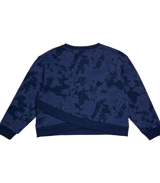 Mossimo Crew Jumper - Navy Blue Tie Dye