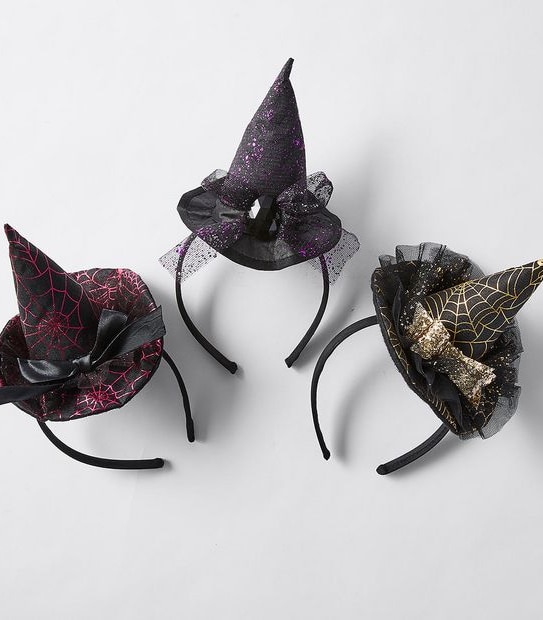 Halloween Witch Hat Headbands - Assorted