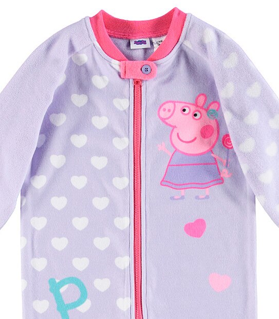 Peppa Pig Print Sleepsuit 3 of 3