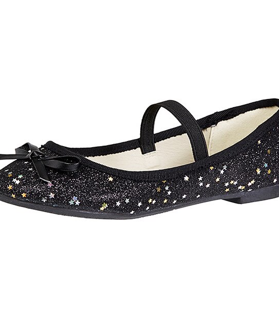Nadia Junior Ballet Flats - Black
