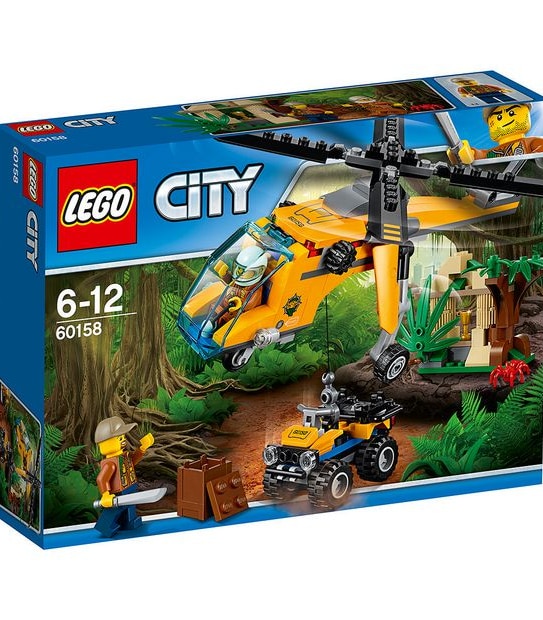 LEGO&reg; City Jungle Explorers Jungle Cargo Helicopter 60158