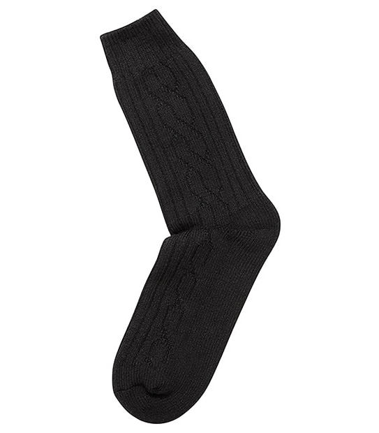 Feet Heaters Thermal Socks - Needle Black