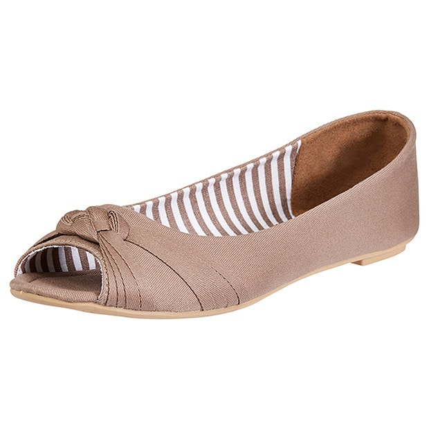 Tara Peep Toe Flats | Target Australia