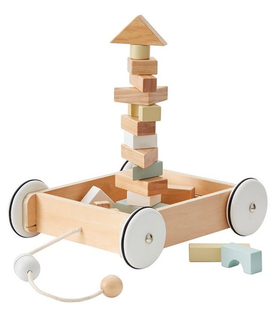 Kid's Concept Wagon With Blocks