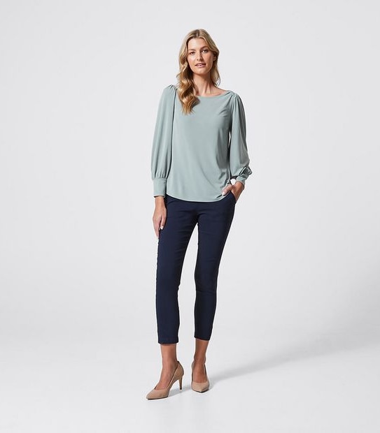 Preview Balloon Sleeve Knit Top