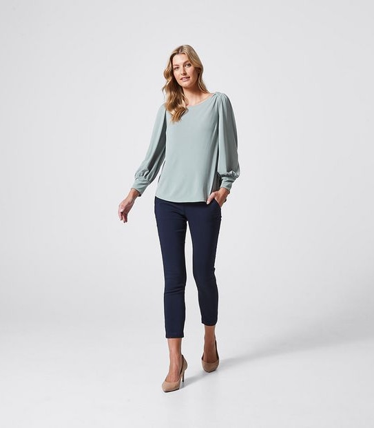 Preview Balloon Sleeve Knit Top
