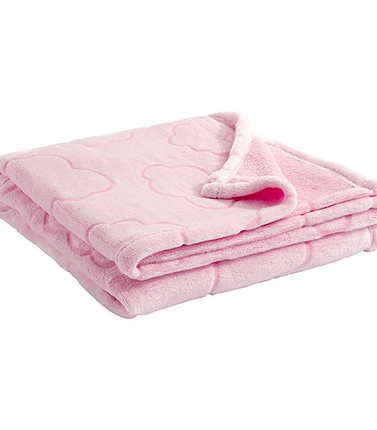 Cashmere Feel Luxury Blanket - Heavenly Pink