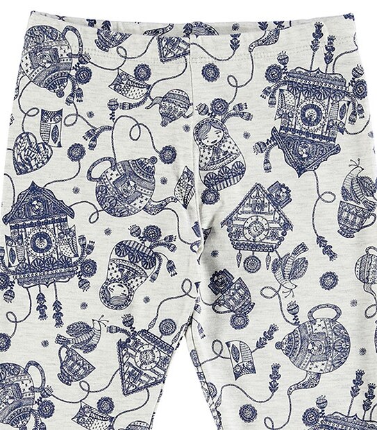 Full Length Cuckoo Clock Print Leggings