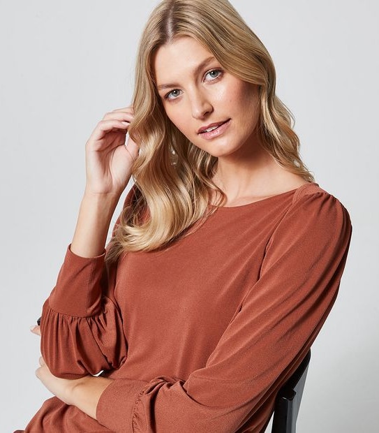 Preview Balloon Sleeve Knit Top