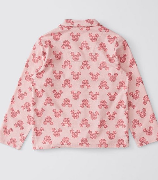 Disney Mickey Mouse Flannelette Pyjama Set - Pink