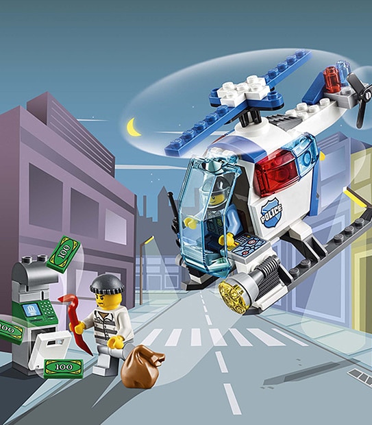 LEGO&reg; Juniors Police Helicopter Chase 10720