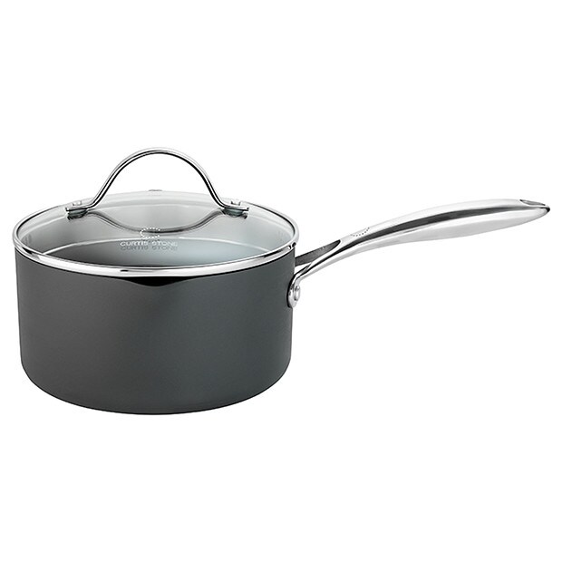 Curtis Stone Hard Anodised 20cm Saucepan Target Australia
