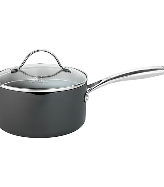 Curtis Stone Hard Anodised 20cm Saucepan