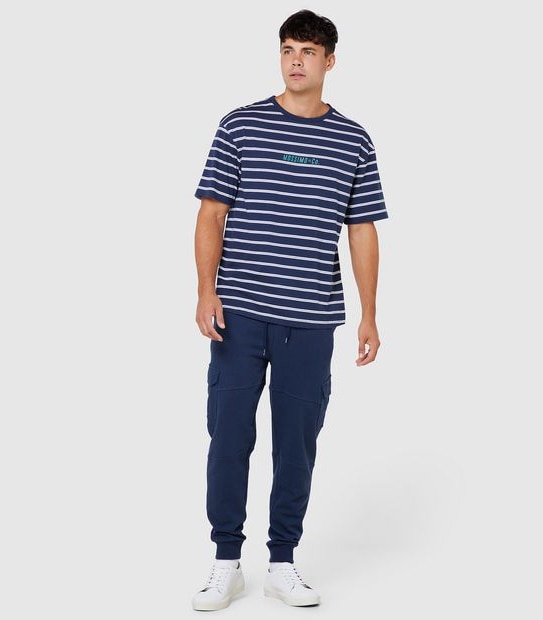 Mossimo Grip Stripe T-Shirt - Navy