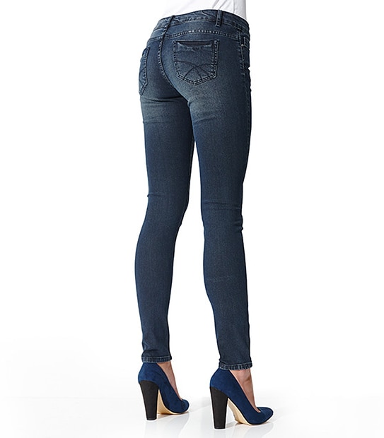 Hot Options Dark Vintage Skinny Leg Jeans