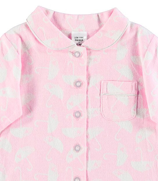 Umbrella Print Flannelette Pyjama Set 2 of 5