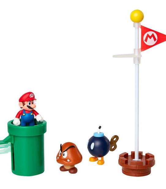 Nintendo Super Mario 2.5" Diorama Playset Assorted