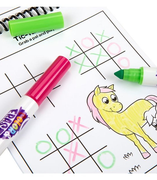 Crayola Colour & Erase Reusable Activity Pad - On the Farm