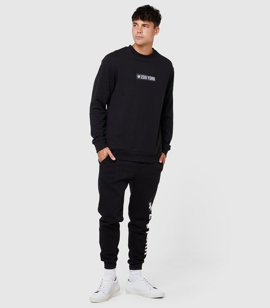 Zoo York Smith Crew Neck Jumper - Black