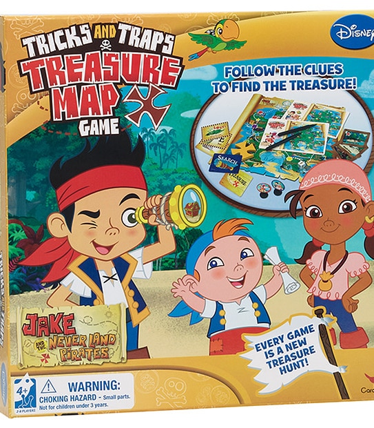 Jake And The Neverland Pirates Tricks And Traps Treasure Map Game