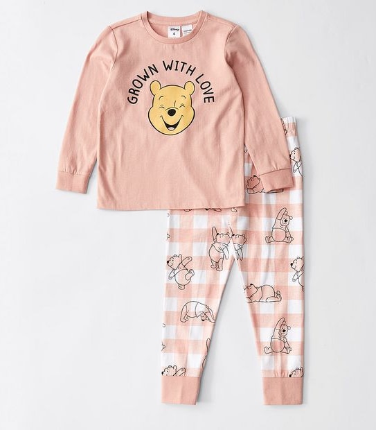 Kids Disney Winnie The Pooh Pyjama Set