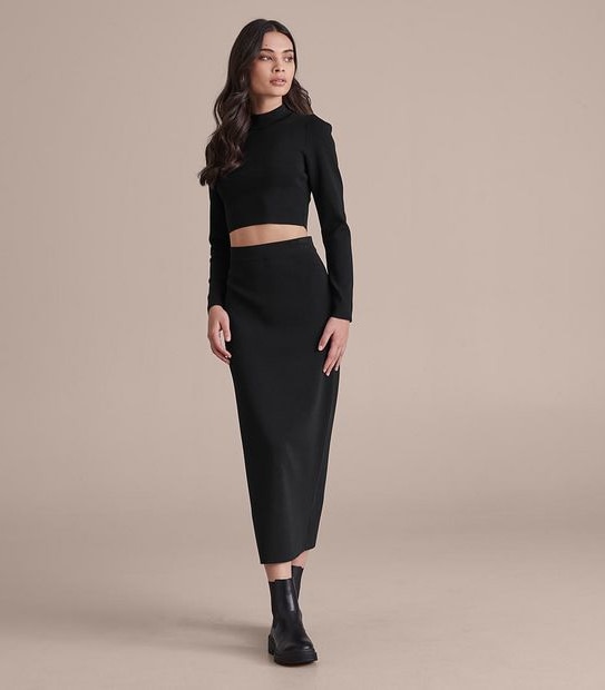 Lily Loves Knit Midi Skirt