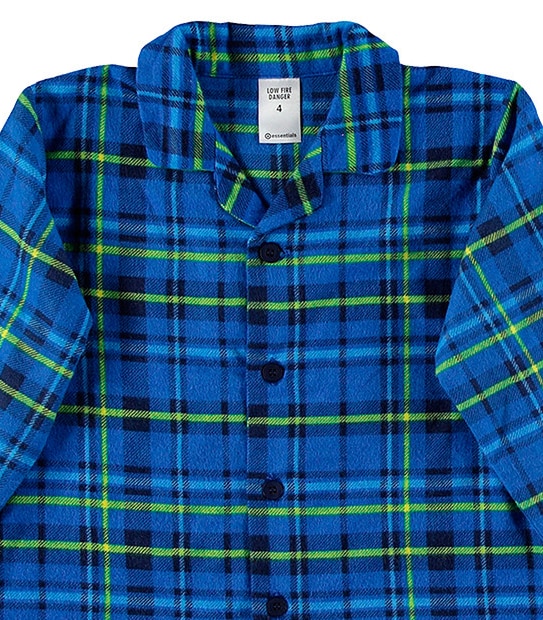 Check Print essential Flannelette Pyjama Set 2 of 5