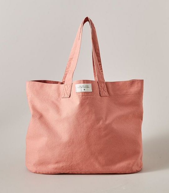 Canvas Shopper Tote Bag
