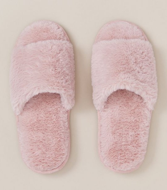 Womens Sandy II Open Toe Scuff Slippers