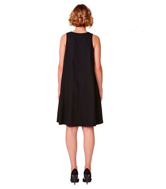 Sleeveless Trapeze Dress