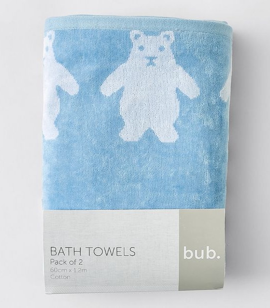 Baby Velour Bath Towel