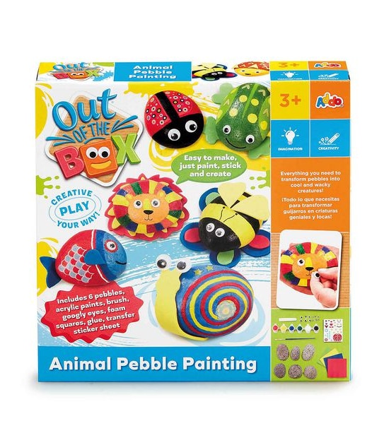 Out of the Box Animal Pebble Painting
