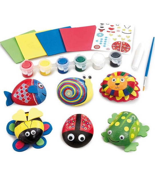 Out of the Box Animal Pebble Painting