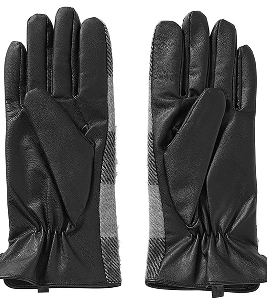 Leather Textile Gloves Target Australia