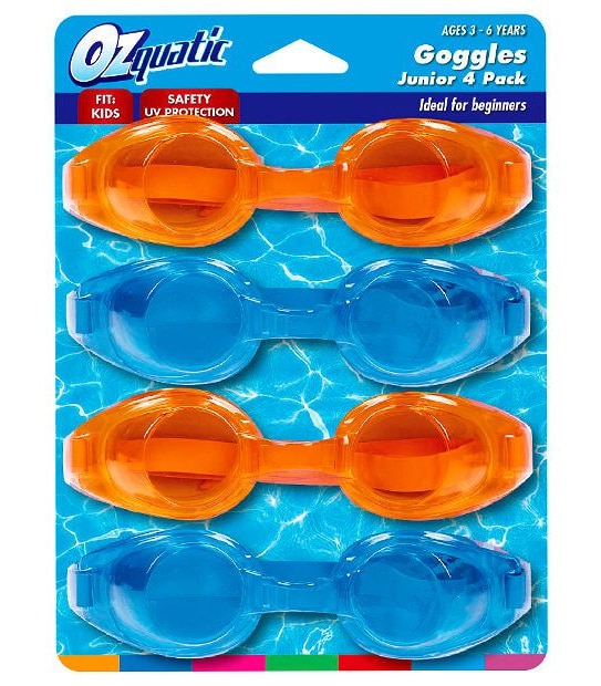 Ozquatic Junior 4 Pack Goggles