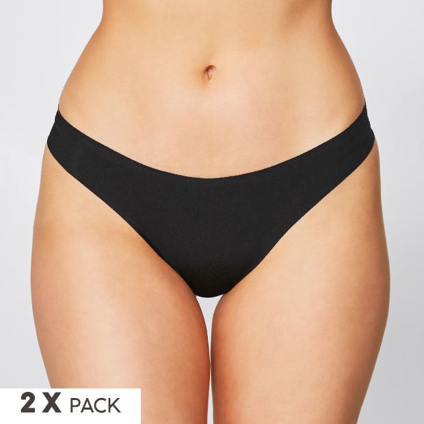 2 Pack No Show™ Laser Cut G-String 2 Pack No Show™ Laser Cut G-String