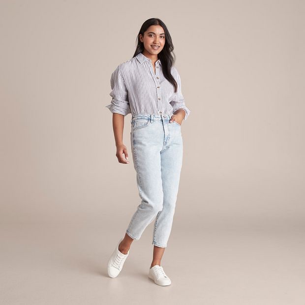 Courtney Double Cloth Shirt | Target Australia