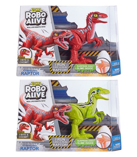 Robo Alive Rampaging Raptor Dinosaur Toy - Assorted*