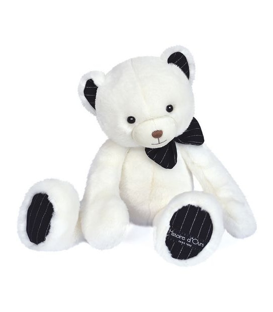 Histoire d' Ours Preppy Chic Teddy Bear 30cm - Ivory White